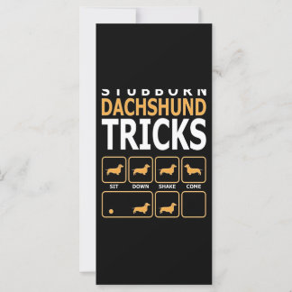 Dog Gift | Stubborn Dachshund Tricks