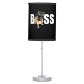 Dog Gift | Thug Life French Bulldog Table Lamp (Front)