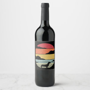 Dog Gift   Vintage Dachshund Style Gift Idea Wine Label