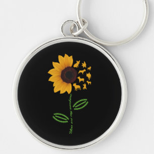 Dog Gift You Are My Sunshine French Bulldog Keychain