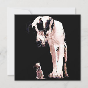 Dog Gifts Family Great Dane Lovers Invitation