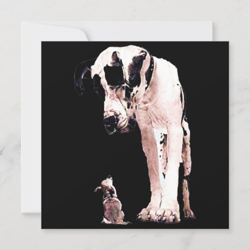 Dog Gifts  Family Great Dane Lovers Invitation