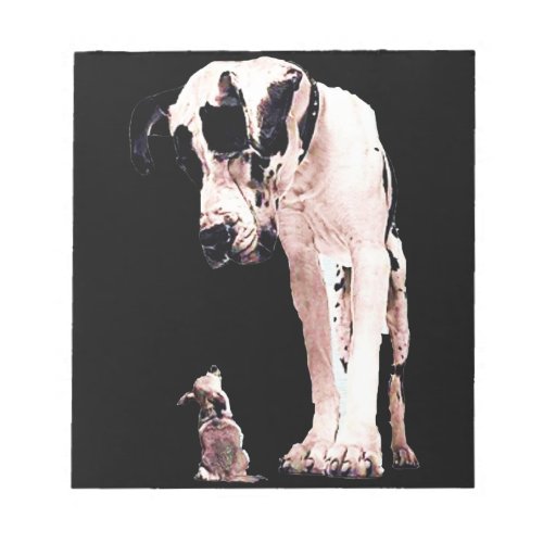 Dog Gifts  Family Great Dane Lovers Notepad