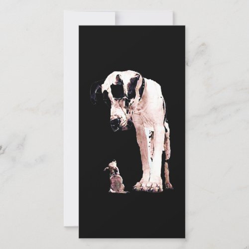 Dog Gifts  Family Great Dane Lovers Thank You Card