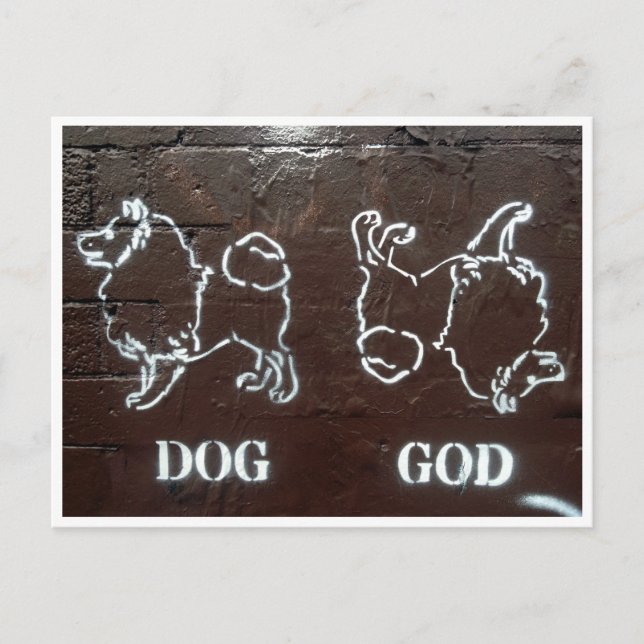 dog god postcard (Front)