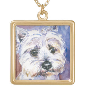Dog Gold Plated Necklace