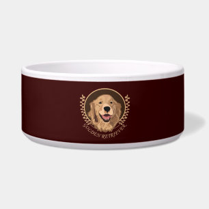 Dog Golden Retriever Bowl
