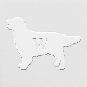 Dog Golden Retriever Monogram Embosser