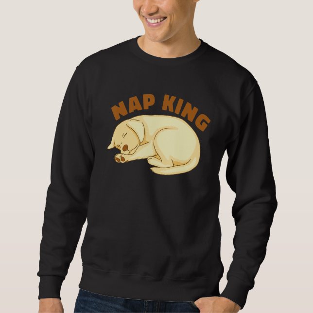Dog Golden Retriever Nap Sleeping Sleep Pajama Nig Sweatshirt (Front)