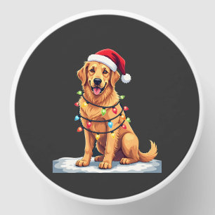 Dog Golden Retriever Santa Christmas Xmas Lights ( Mini Candle Favors