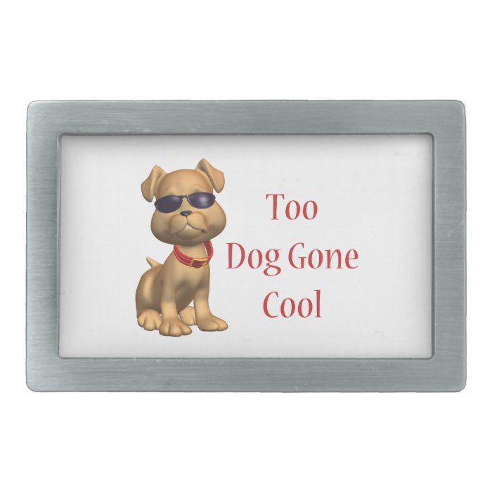 Dog Gone Cool Doggy Belt Buckle