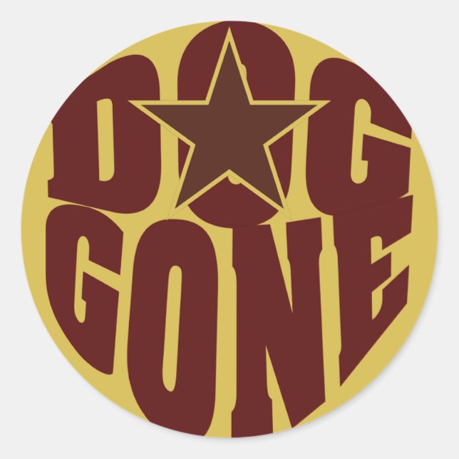 Dog Gone Stickers (Front)