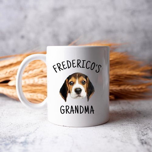 Dog grandma Puppy Grandmaw Custom Dog Face Picture Mug