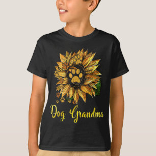Dog Grandma Sunflower Funny Cute Family Gifts Appa T-Shirt