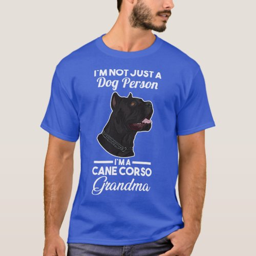 Dog Grandmother Cane Corso Grandma  boy T_Shirt