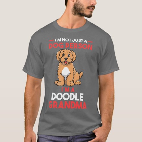 Dog Grandmother Labradoodle Grandma  friend T_Shirt