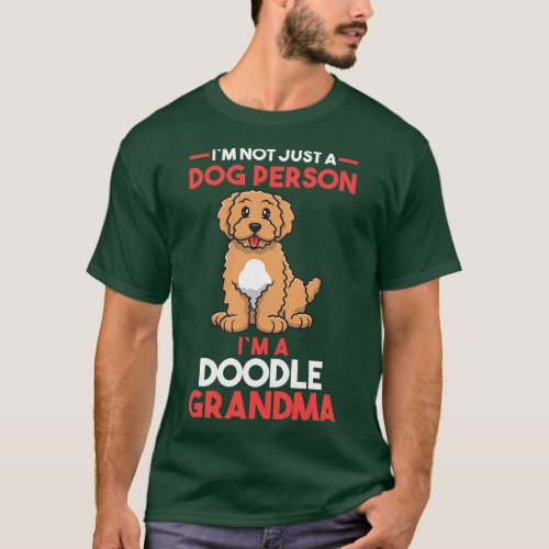 Dog Grandmother Labradoodle Grandma  friend T_Shirt