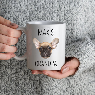 Dog Grandpa Fathers Day Pet Dog Lover Personalized Mug
