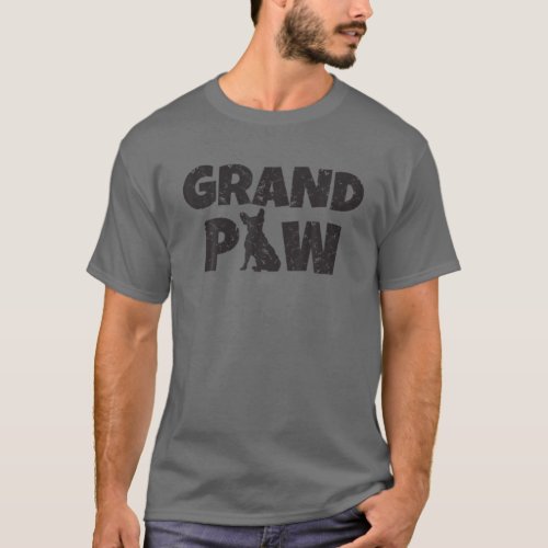 Dog Grandpa French Bulldog Grand Paw T Shirt Lover