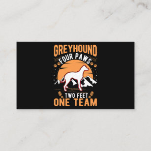 Dog Grayhound Greyhound Whippet Galgo Espanol Grey Business Card
