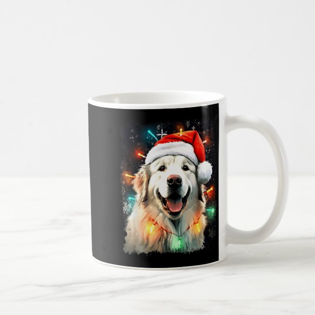 Dog Great Pyrenees Christmas  Coffee Mug (Right)