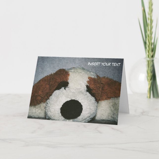 Dog greetings card (Front)