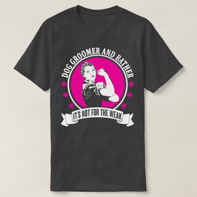 Dog Groomer and Bather  T-Shirt (Design Front)