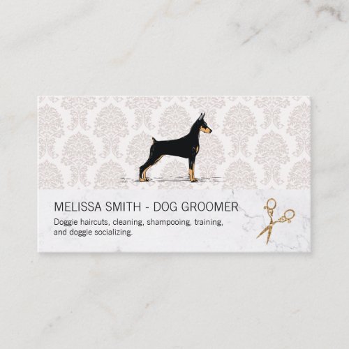 Dog Groomer  Animal Care Services Business Card