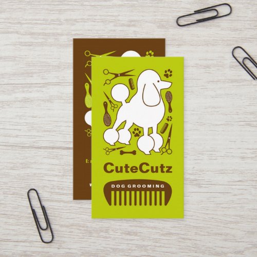 Dog Groomer Business Card