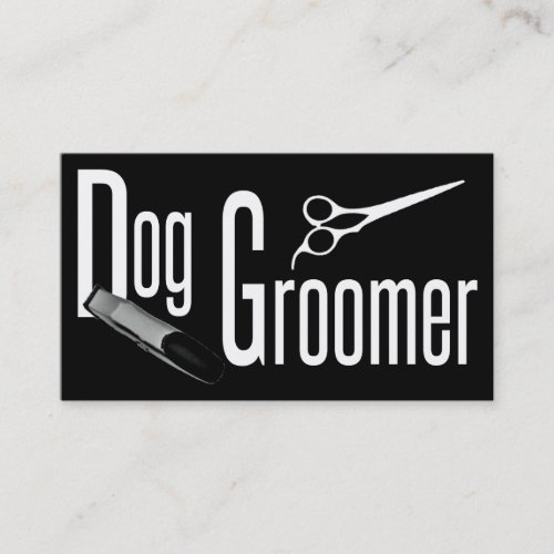 Dog Groomer Business Card