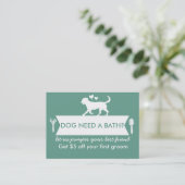 Dog Groomer Business Card - Personalizable (Standing Front)