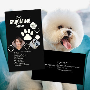 Dog Groomer Business Card   Pet Grooming Salon Car