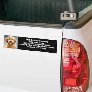 Dog Groomer Business Promotional  Bumper Sticker