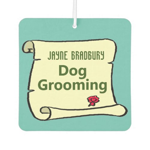 Dog Groomer Dog Grooming Car Air Freshener