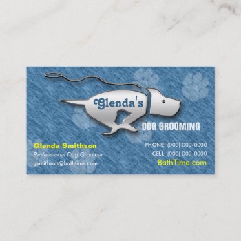 Dog Groomer/dog Walker/pet Sitter Business Card by coolcards_biz at Zazzle