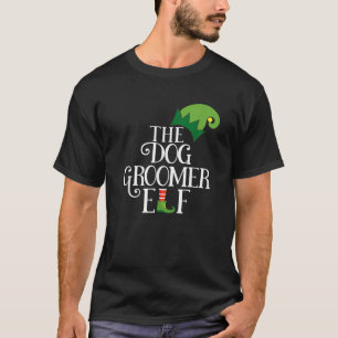 Dog Groomer Elf Matching Family Group Christmas Pa T-Shirt