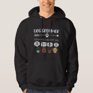 Dog Groomer Funny Dog Grooming Dog Salon Hoodie