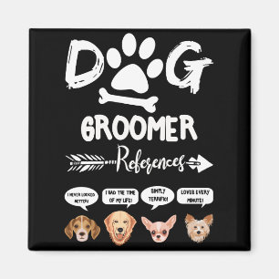 Dog Groomer Gift References Grooming Dog Salon Spa Magnet