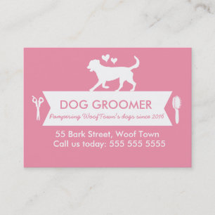 Dog Groomer Loyalty Card - Personalizable