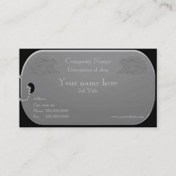 Dog Groomer Or Dog Trainer Business Card by template_frames at Zazzle