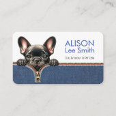 Dog Groomer & Pet Care Business Card (Front)