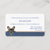 Dog Groomer & Pet Care Business Card (Back)