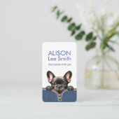Dog Groomer & Pet Care Business Card (Standing Front)