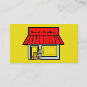 Dog Groomer Pet Products & Services Business Card