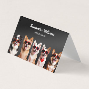 🐶 Dog Groomer QR Business Card