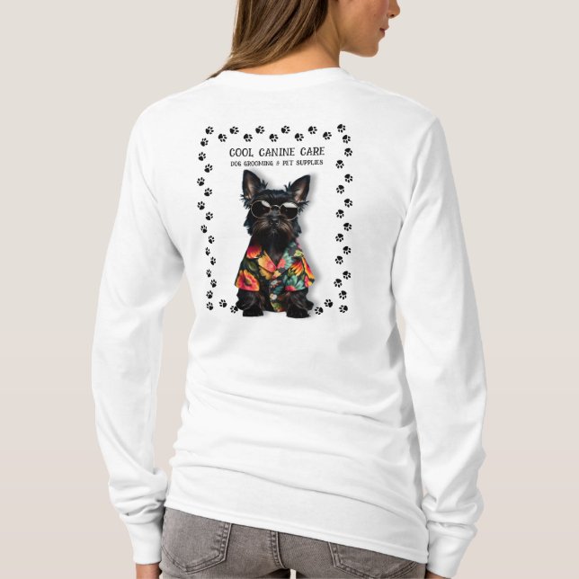 Dog Groomer T-Shirt (Back)
