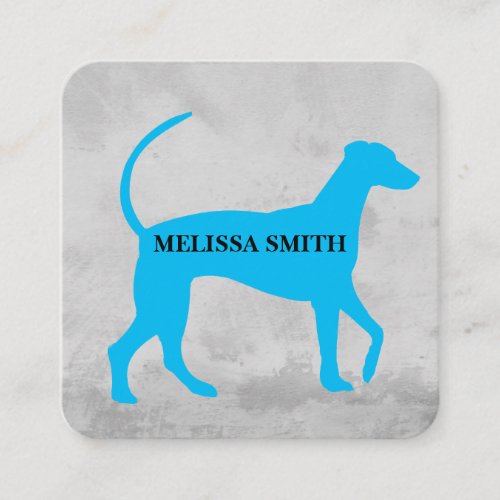 Dog Groomer  Trainer  Dog Icon Square Business Card