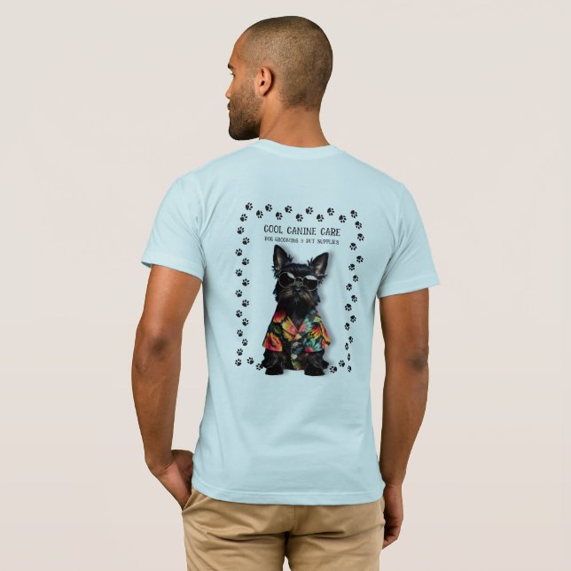 Dog Groomer Walker Sitter T-Shirt (Back Full)