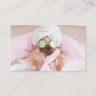 dog grooming business card
