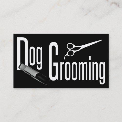 Dog Grooming Business Card